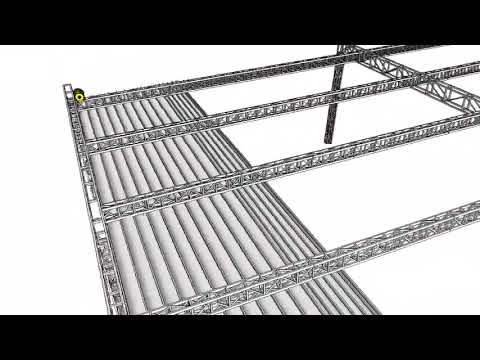 Mô hình thiết kế mái che di động