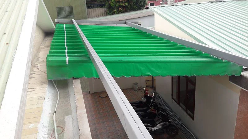 Mái hiên xếp tại Thuận An